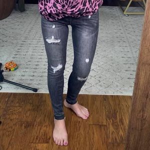 NWOT Judy Blue Gray Skinny Jeans